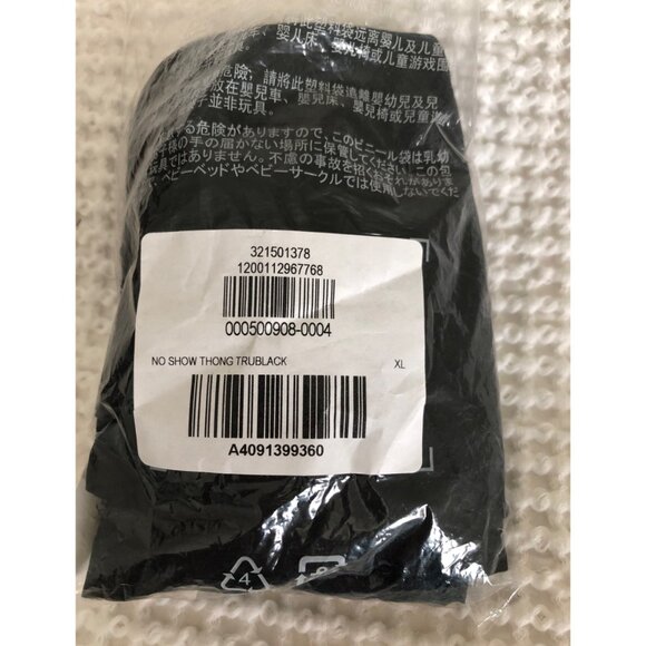 NWT GapBody No Show Thong, Black 5-piece set, XL - Picture 5 of 5